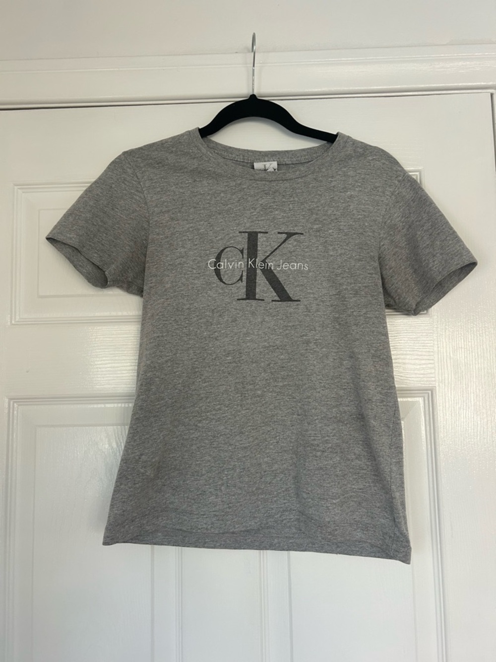 Calvin Klein Jeans Kids' Heather Gray CK Logo Tee